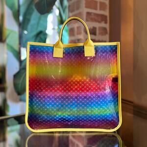 GUCCI Multicolor Textured Vinyl Kids GG Tote